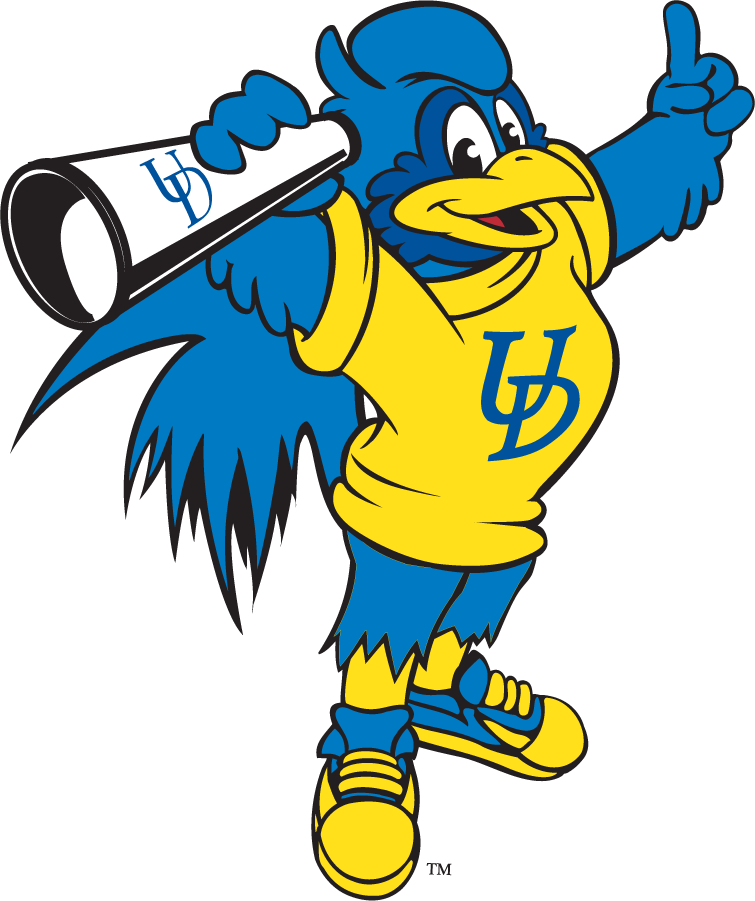 Delaware Blue Hens 1999-2009 Mascot Logo v8 diy DTF decal sticker